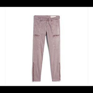 Topanga zipper cargo skinny pant